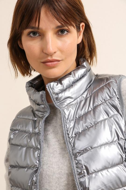 Doudounes Femme Argent Attrait Paris AT342B Efashion Paris