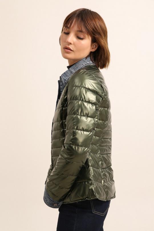 Doudounes Femme Noir Attrait Paris AT8288B Efashion Paris