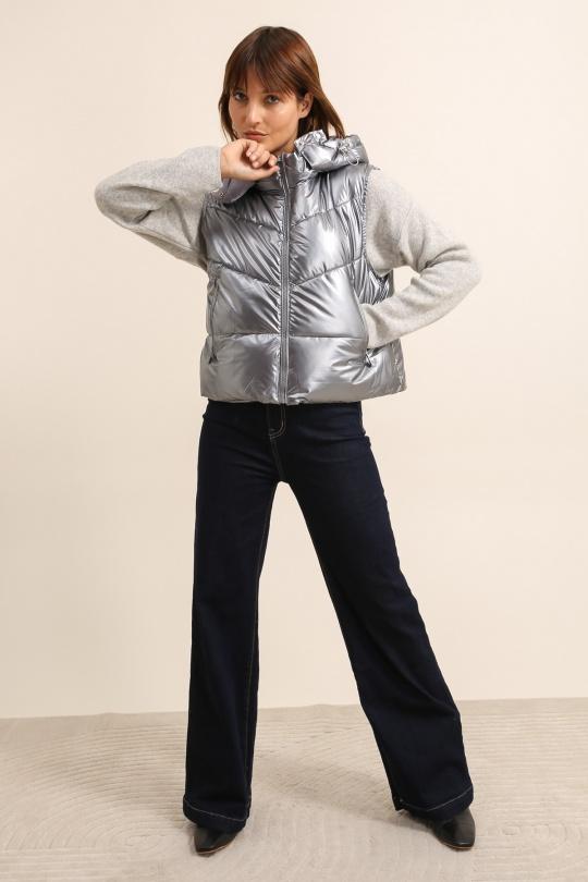 Doudounes Femme Bleu marine Attrait Paris AT8329B Efashion Paris