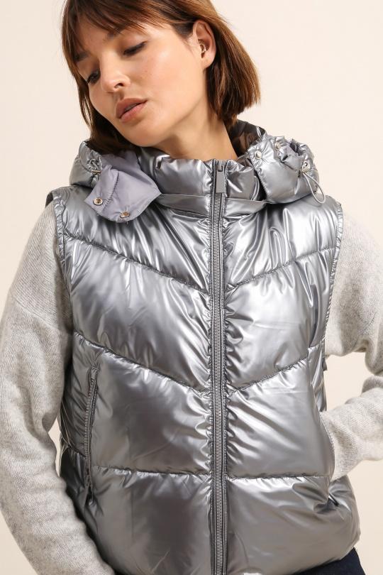 Doudounes Femme Bleu marine Attrait Paris AT8329B Efashion Paris