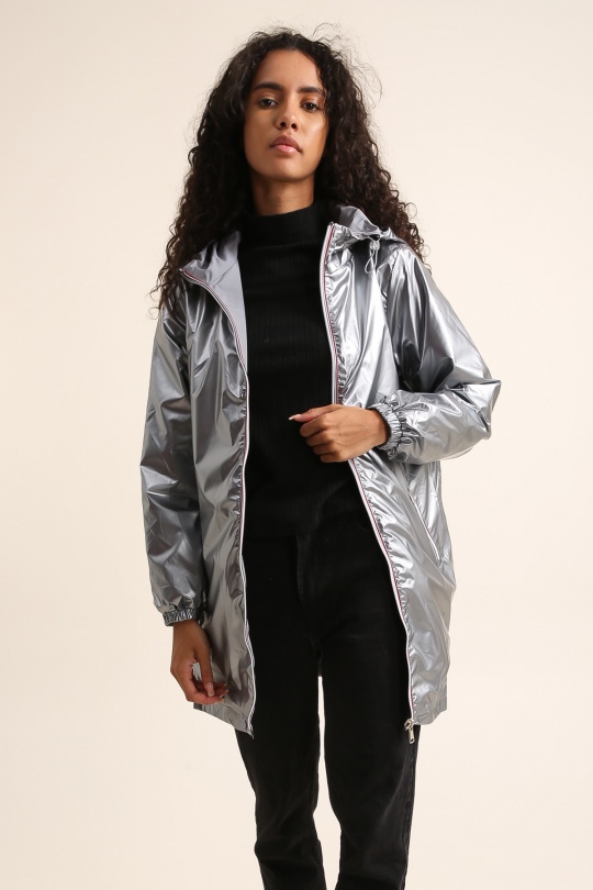 Parkas Mujer AT8518B ACIER Attrait Paris Efashion Paris en eFashion