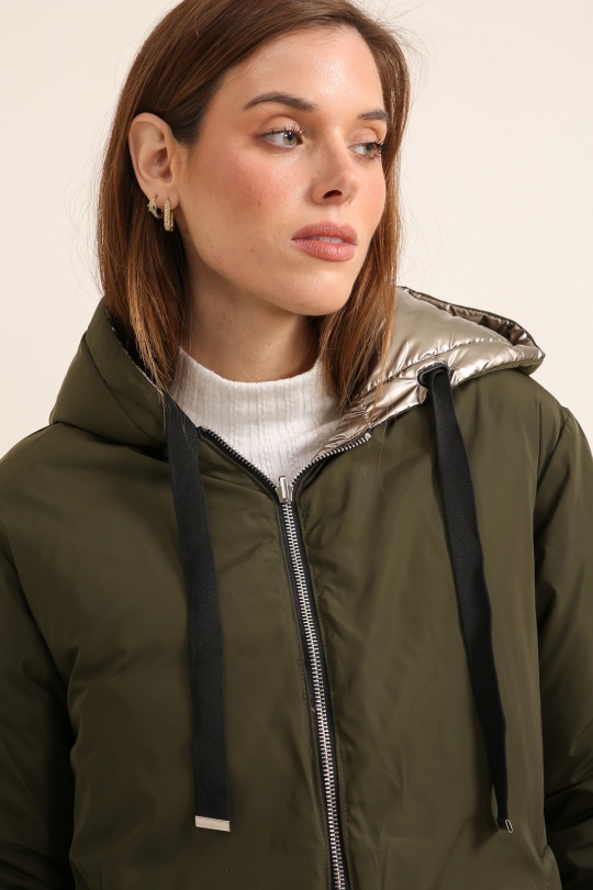 Doudounes Femme Noir Attrait Paris AT8535B Efashion Paris