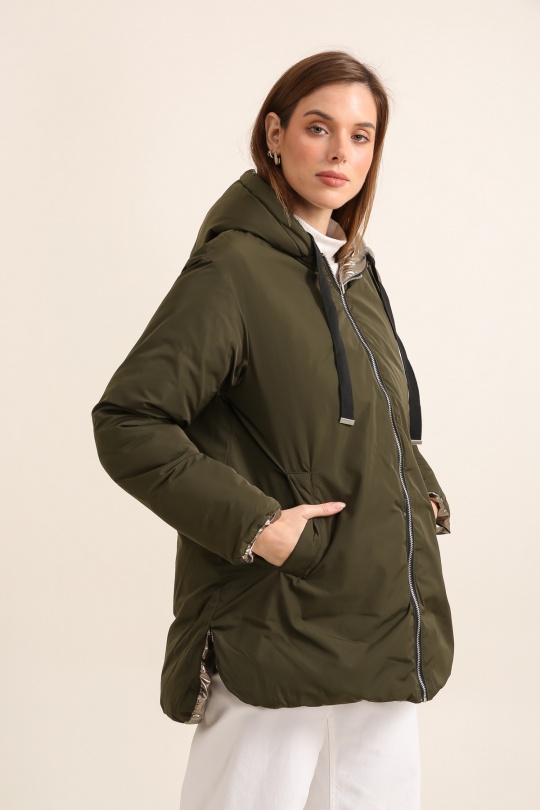 Doudounes Femme Noir Attrait Paris AT8535B Efashion Paris