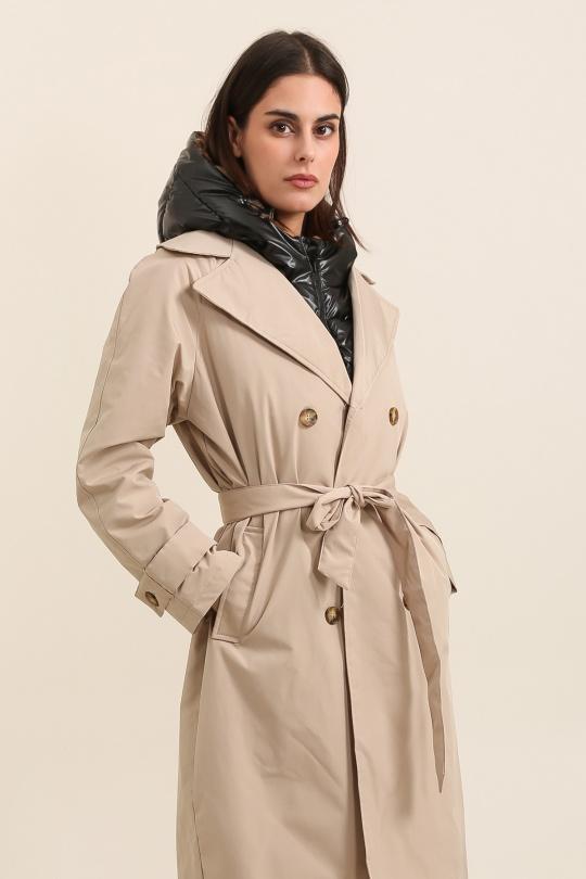 Doudounes Femme Noir Attrait Paris AT8552BR Efashion Paris