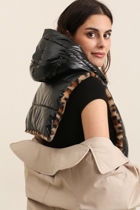 Doudounes Femme Noir Attrait Paris AT8552BR Efashion Paris