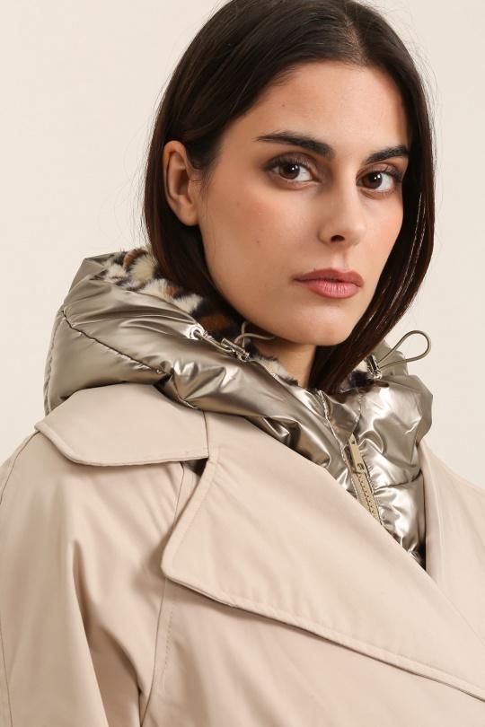 Doudounes Femme Noir Attrait Paris AT8552BR Efashion Paris