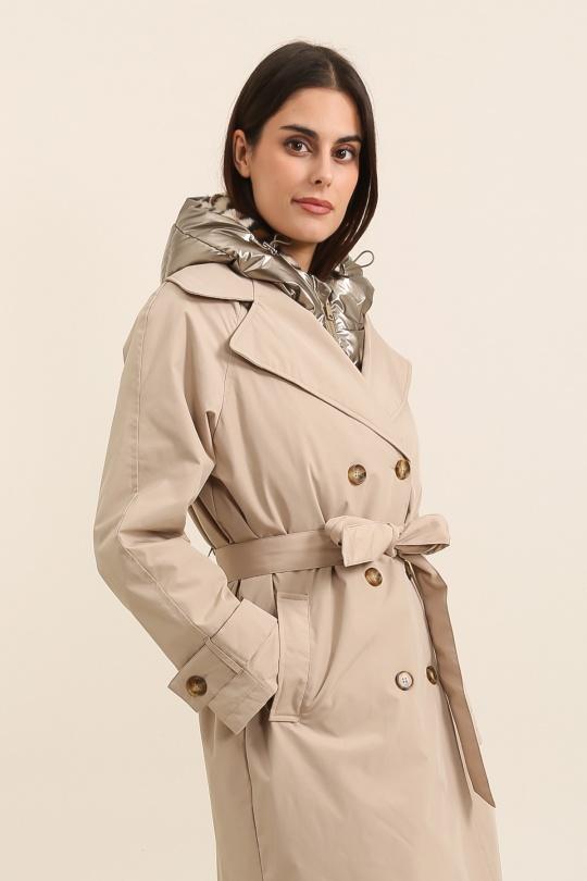 Doudounes Femme Noir Attrait Paris AT8552BR Efashion Paris