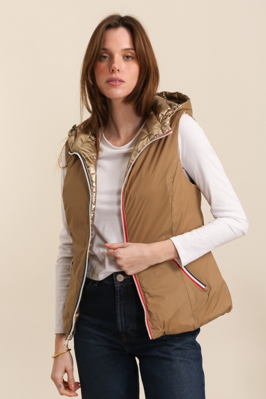 Doudounes Femme Bleu marine Attrait Paris AT8572B Efashion Paris