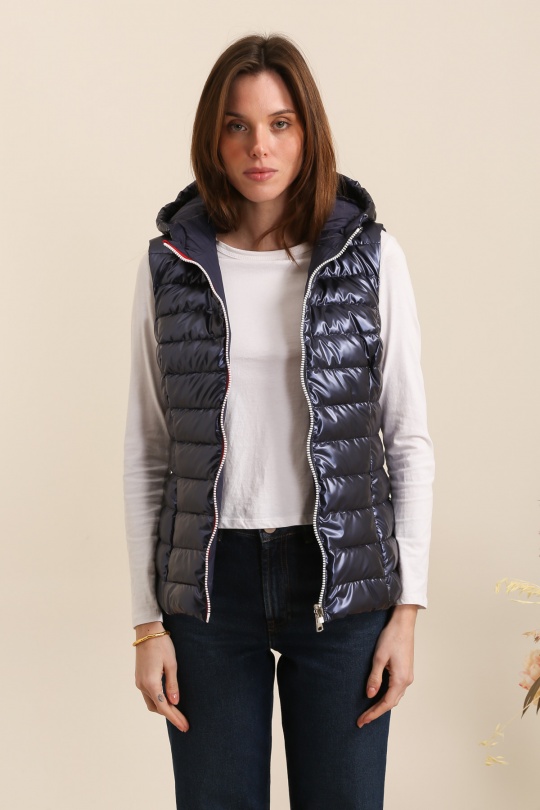 Doudounes Femme Bleu marine Attrait Paris AT8572B Efashion Paris