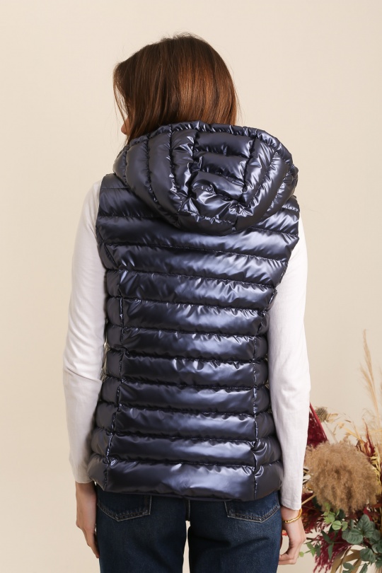 Doudounes Femme Bleu marine Attrait Paris AT8572B Efashion Paris