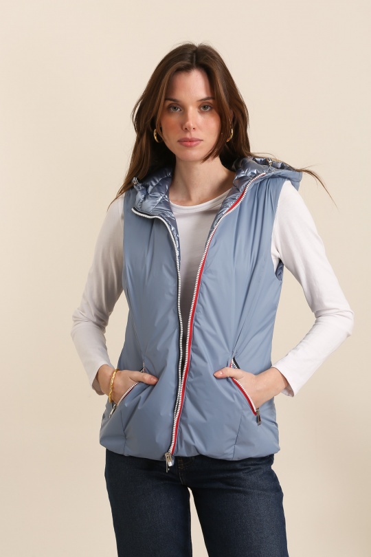 Doudounes Femme Bleu marine Attrait Paris AT8572B Efashion Paris