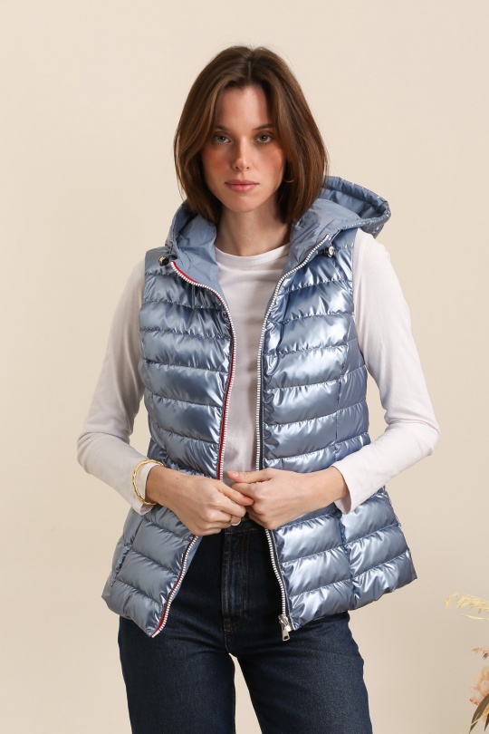 Doudounes Femme Bleu marine Attrait Paris AT8572B Efashion Paris