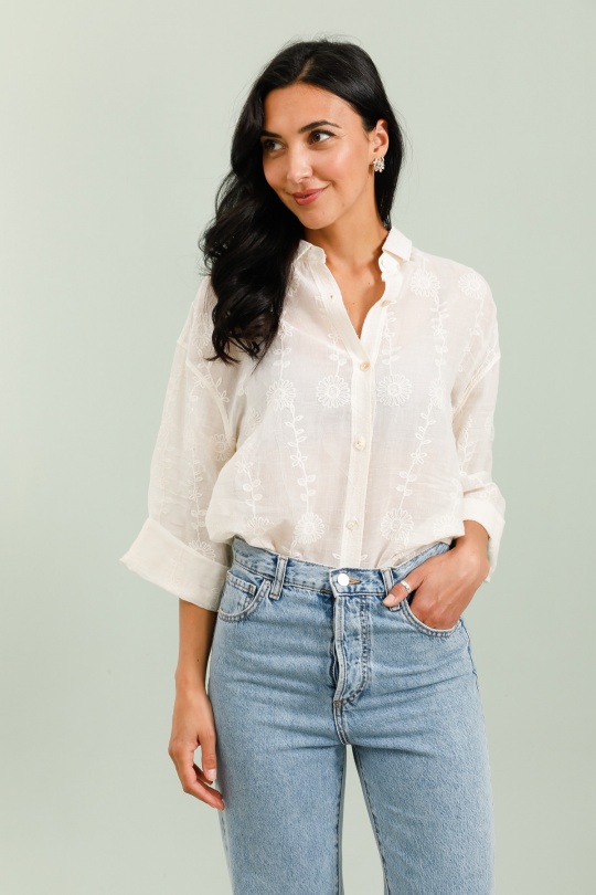 Shirts Women Beige Attrait Paris S2059 Efashion Paris