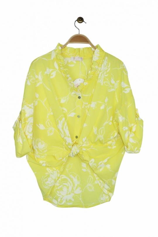 Chemises Femme Jaune Attrait Paris 6020-1/F Efashion Paris