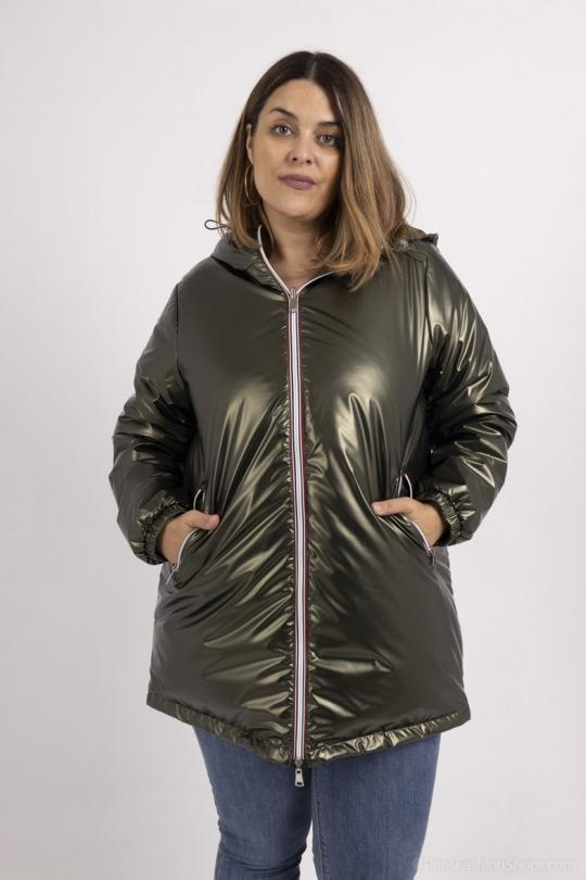 Doudounes Femme Bleu marine Attrait Paris AT8522BGT. Efashion Paris