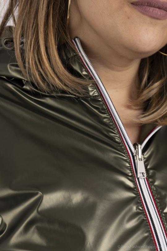 Doudounes Femme Bleu marine Attrait Paris AT8522BGT. Efashion Paris