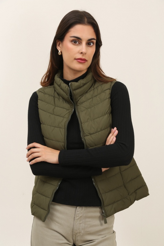 Doudounes Femme Kaki Attrait Paris AT342 Efashion Paris