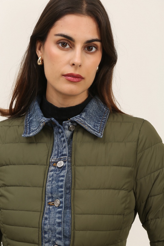 Doudounes Femme Jaune clair Attrait Paris AT8288 Efashion Paris