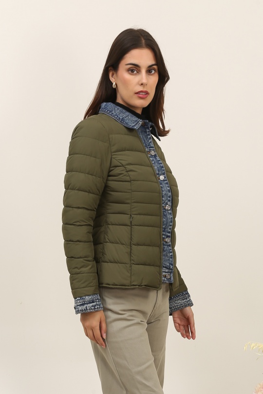 Doudounes Femme Jaune clair Attrait Paris AT8288 Efashion Paris