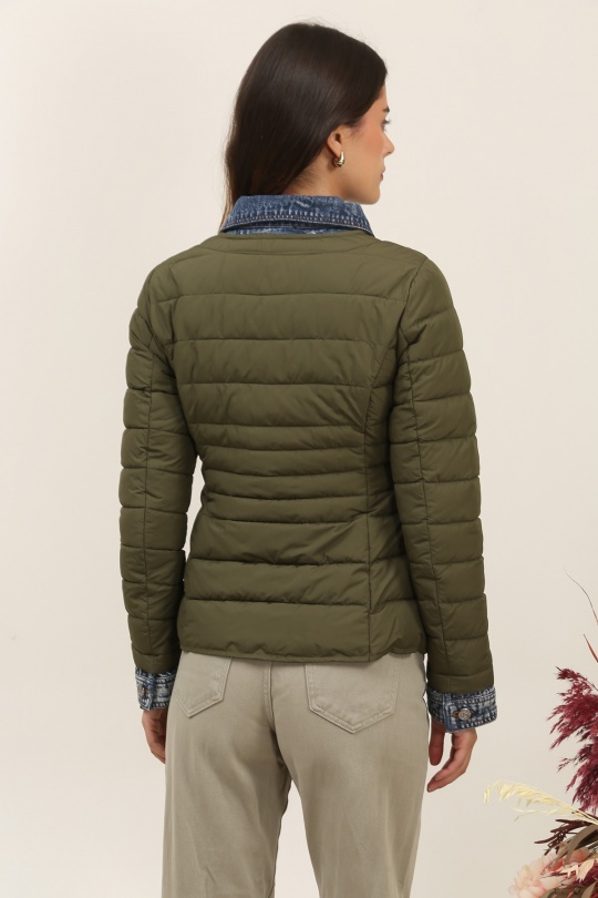 Doudounes Femme Jaune clair Attrait Paris AT8288 Efashion Paris