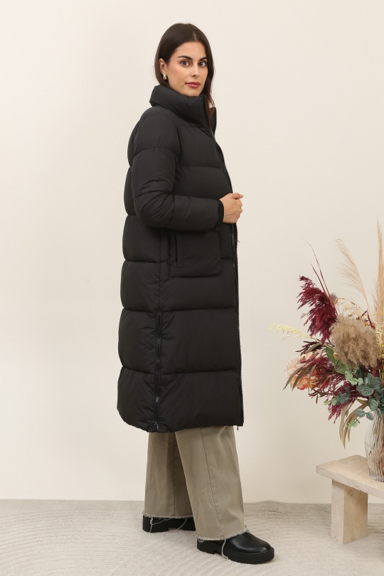 Doudounes Femme Noir Attrait Paris AT8563 Efashion Paris