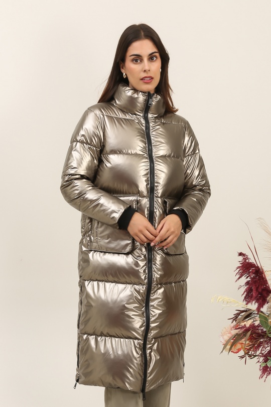 Doudounes Femme Bronze Attrait Paris AT8563B Efashion Paris