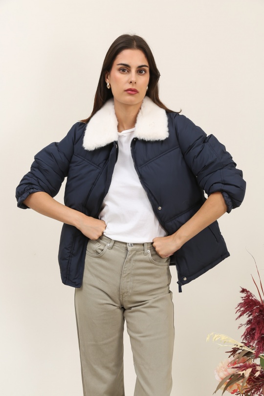 Doudounes Femme Kaki Attrait Paris AT8576 Efashion Paris