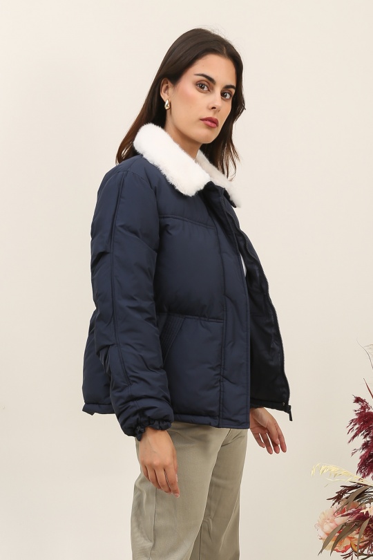 Doudounes Femme Kaki Attrait Paris AT8576 Efashion Paris