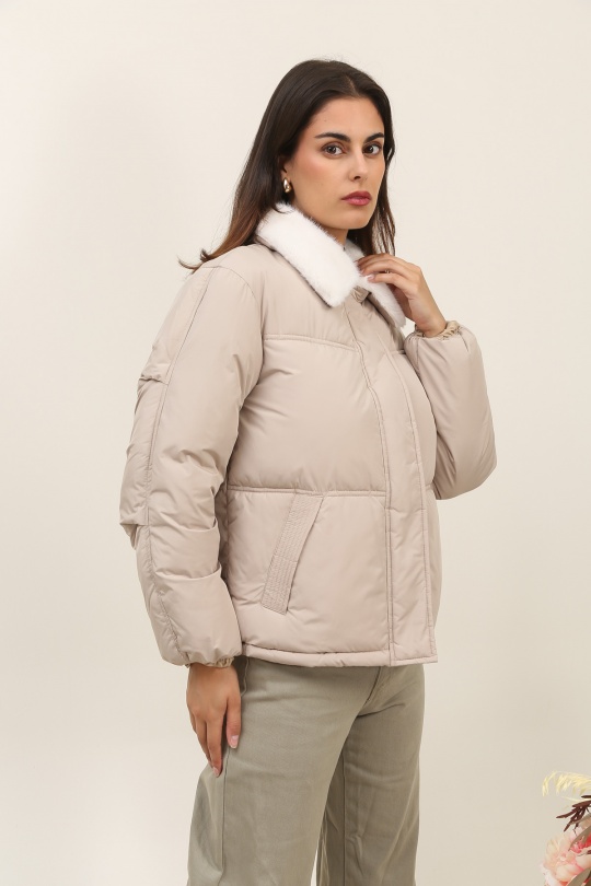 Doudounes Femme Kaki Attrait Paris AT8576 Efashion Paris