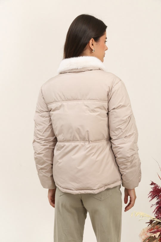 Doudounes Femme Kaki Attrait Paris AT8576 Efashion Paris