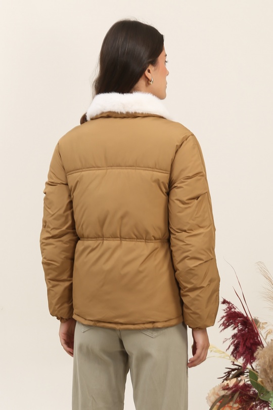 Doudounes Femme Kaki Attrait Paris AT8576 Efashion Paris