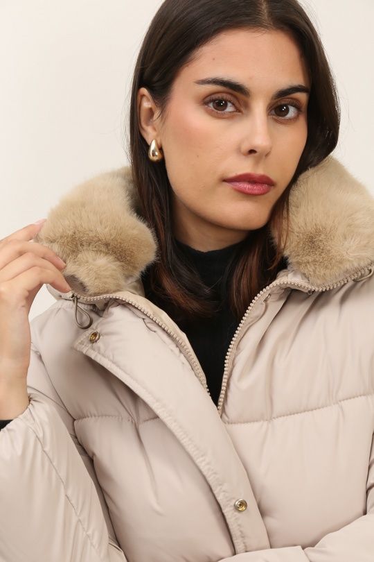 Doudounes Femme Noir Attrait Paris AT8578 Efashion Paris