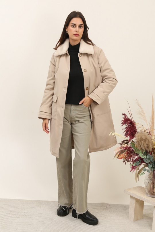 Doudounes Femme Camel Attrait Paris AT8587 Efashion Paris