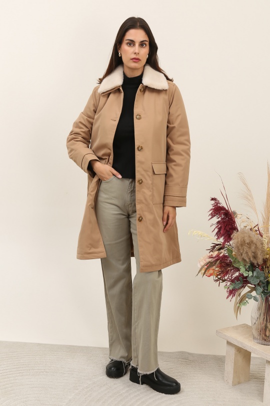 Doudounes Femme Camel Attrait Paris AT8587 Efashion Paris