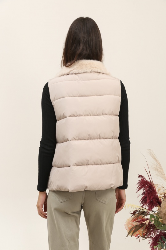 Doudounes Femme Beige Attrait Paris AT8591 Efashion Paris