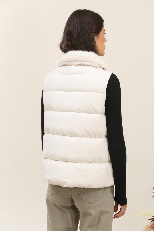 Doudounes Femme Beige Attrait Paris AT8591 Efashion Paris