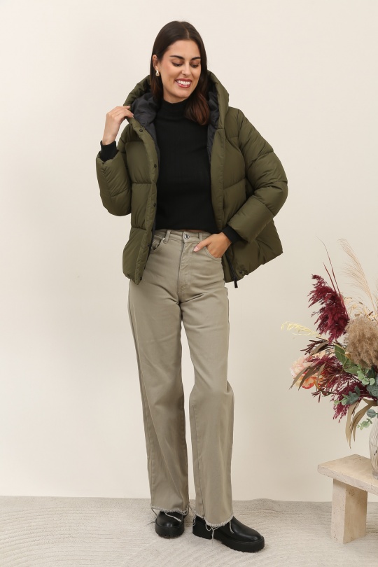 Doudounes Femme Beige Attrait Paris AT8393 Efashion Paris