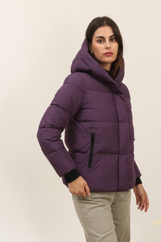 Piumini Donna Purple Attrait Paris AT8393 Efashion Paris