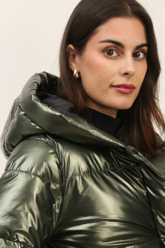 Doudounes Femme Noir Attrait Paris AT8393B Efashion Paris