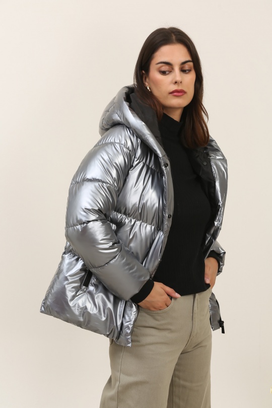 Doudounes Femme Noir Attrait Paris AT8393B Efashion Paris