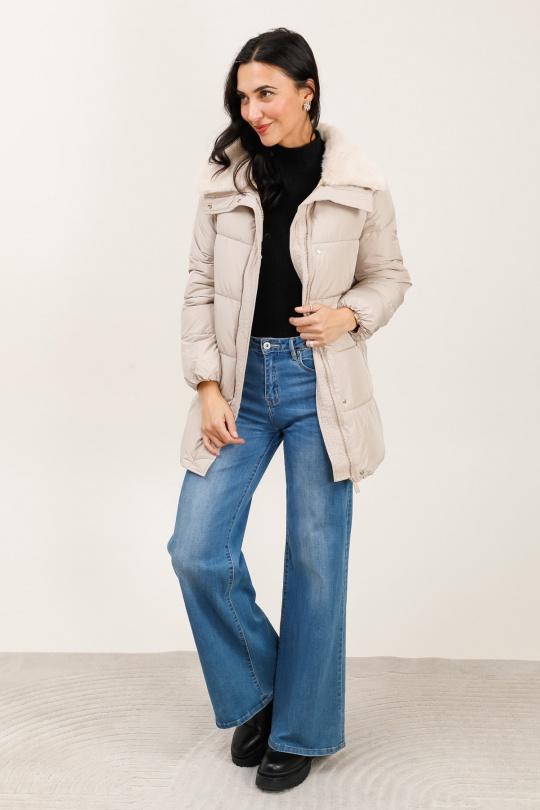 Doudounes Femme Noir Attrait Paris AT8588 Efashion Paris