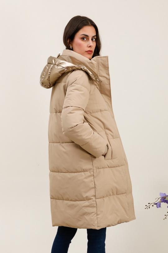 Doudounes Femme Kaki Attrait Paris AT8592 Efashion Paris