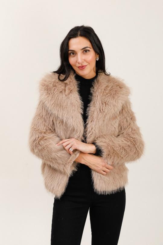 Manteaux Femme Beige Attrait Paris H25045 Efashion Paris