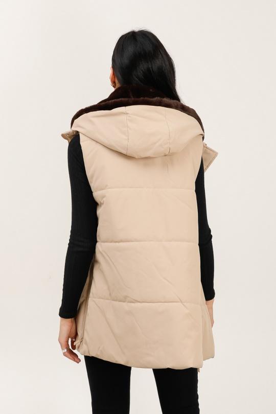 Doudounes Femme Beige Attrait Paris AT8589 Efashion Paris