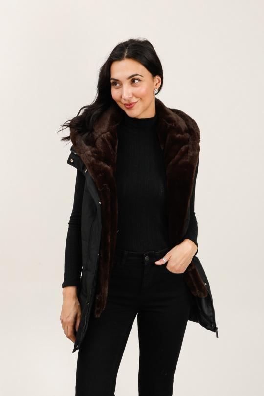 Doudounes Femme Beige Attrait Paris AT8589 Efashion Paris