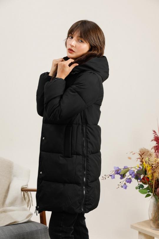 Doudounes Femme Kaki Attrait Paris AT8599 Efashion Paris