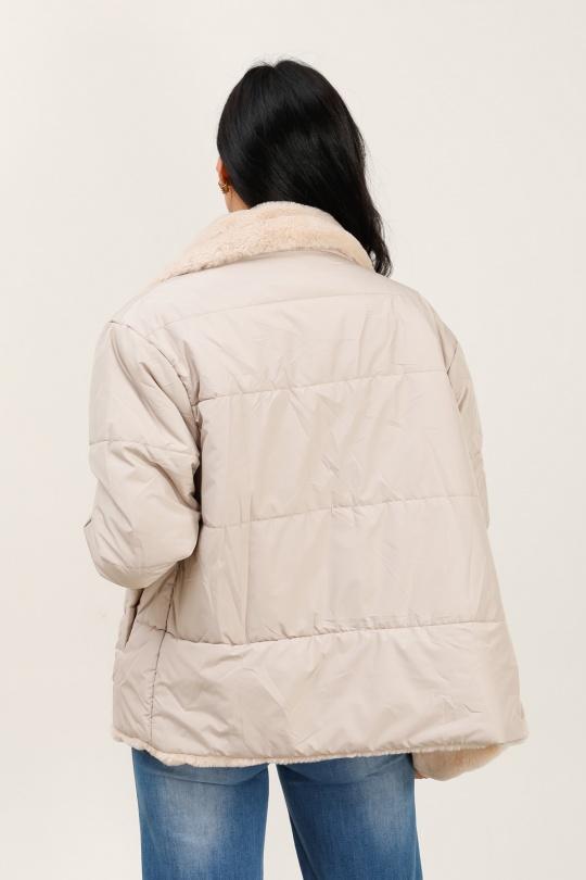 Doudounes Femme Beige Attrait Paris AT8583 Efashion Paris