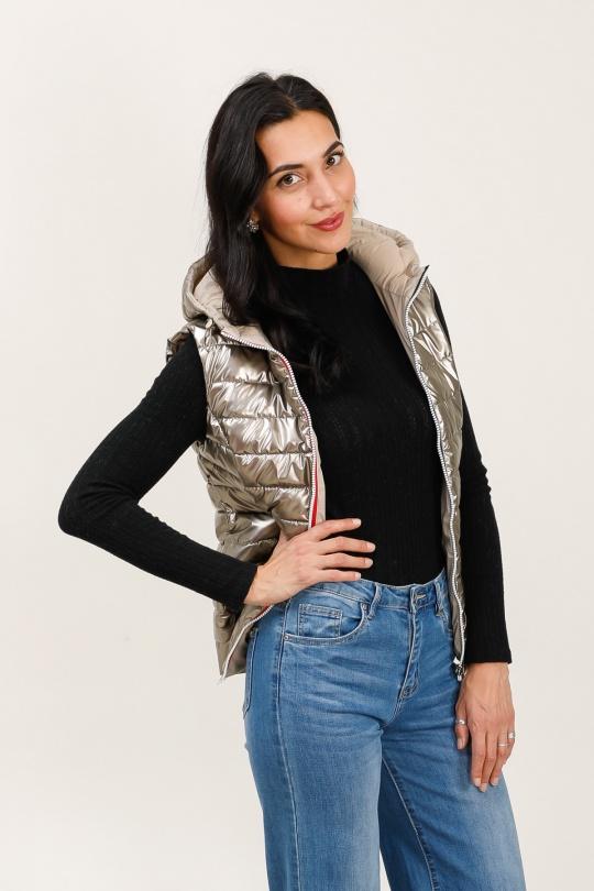 Doudounes Femme Bronze Attrait Paris AT8572B Efashion Paris