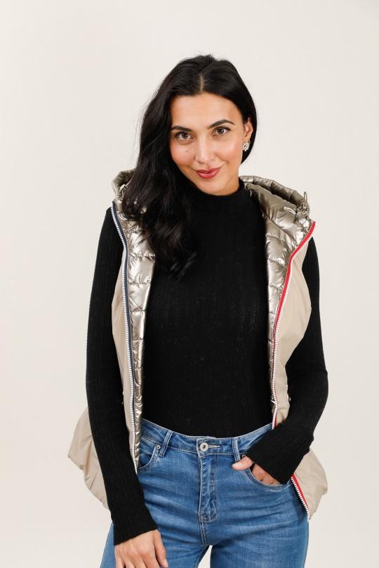 Doudounes Femme Bronze Attrait Paris AT8572B Efashion Paris