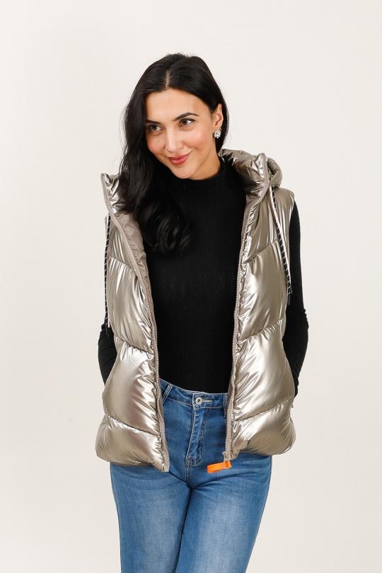 Doudounes Femme Bleu marine Attrait Paris AT8598B Efashion Paris